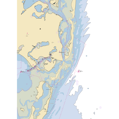 Outermost Harbor Marine (West Chatham, MA) NOAA Chart  Gaming Mouse Pad