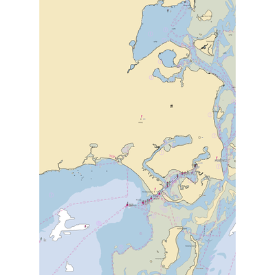 Chatham Yacht Basin (West Chatham, MA) NOAA Chart  Gaming Mouse Pad