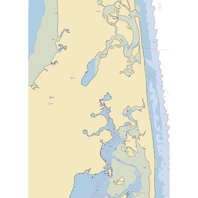 Nauset Marine East (East Orleans, MA) NOAA Chart  Gaming Mouse Pad