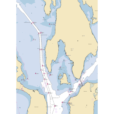 Thames Street Landing Public Dock / Bristol Harbor Inn (Bristol, RI) NOAA Chart  Gaming Mouse Pad