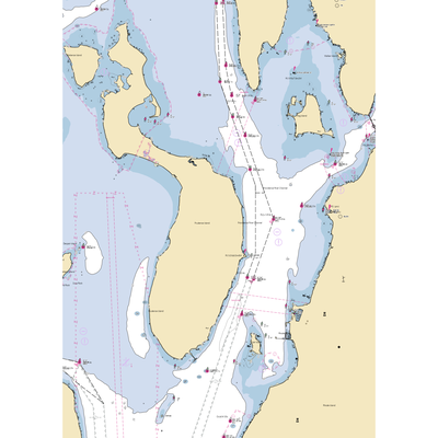 Prudence Ferry Dock (Portsmouth, RI) NOAA Chart  Gaming Mouse Pad