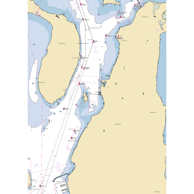 Safe Harbor New England Boatworks (Portsmouth, RI) NOAA Chart  Gaming Mouse Pad