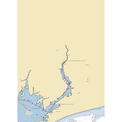 Norwest Marine, Pawcatuck (Stonington, CT) NOAA Chart  Gaming Mouse Pad