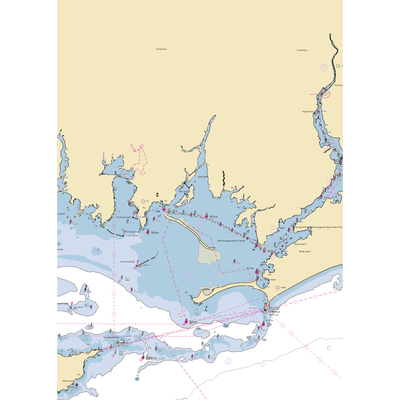 The Cove Ledge Inn & Marina (Stonington, CT) NOAA Chart  Gaming Mouse Pad