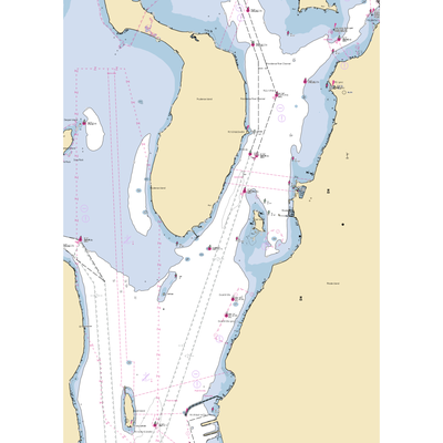 Prudence Town Landing South (Portsmouth, RI) NOAA Chart  Gaming Mouse Pad