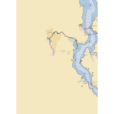 Snug Harbor Marina (Ticonderoga, NY) NOAA Chart  Gaming Mouse Pad