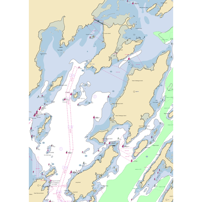 Handy Boat Service (Cumberland Foreside, ME) NOAA Chart  Gaming Mouse Pad