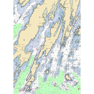 Lesters Wharf (Orrs Island, ME) NOAA Chart  Gaming Mouse Pad