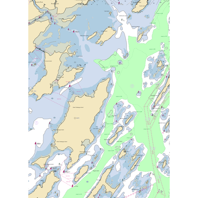 Chebeague Island Boat Yard (Chebeague Island, ME) NOAA Chart  Gaming Mouse Pad