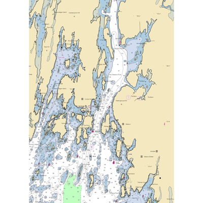 Holbrooks Store (Sebasco Estates, ME) NOAA Chart  Gaming Mouse Pad