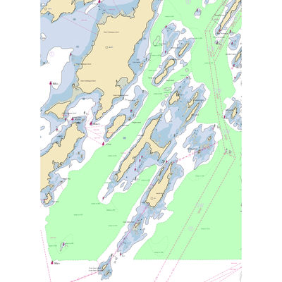 Cliff Island Store & Cafe (Chebeague Island, ME) NOAA Chart  Gaming Mouse Pad