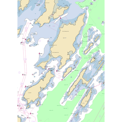 Chebeague Island Ferry Dock (Chebeague Island, ME) NOAA Chart  Gaming Mouse Pad