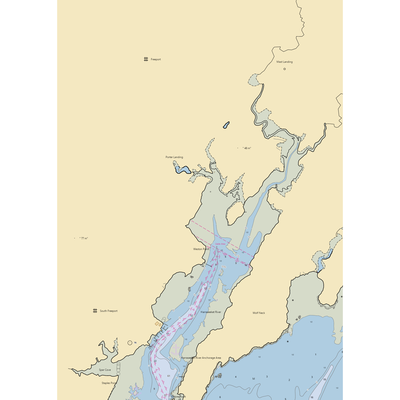 Falls Point Marine (Freeport, ME) NOAA Chart  Gaming Mouse Pad