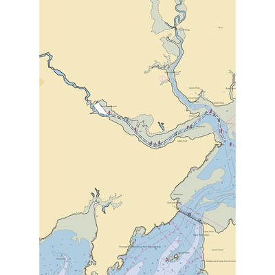 Royal River Boatyard (Yarmouth, ME) NOAA Chart  Gaming Mouse Pad