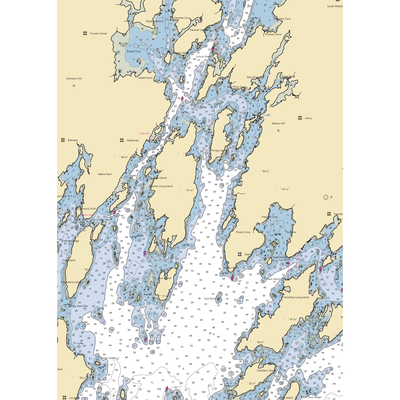 Broad Cove Marine Services (Damariscotta, ME) NOAA Chart  Gaming Mouse Pad