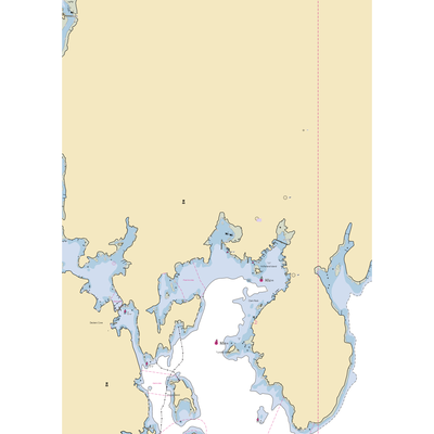 Hodgdon Marina (West Boothbay Harbor, ME) NOAA Chart  Gaming Mouse Pad