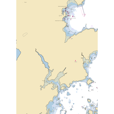 Thomaston Town Landing (Warren, ME) NOAA Chart  Gaming Mouse Pad