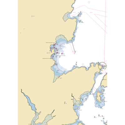 Sharp's Point South, the Old Snow Shipyard (Owls Head, ME) NOAA Chart  Gaming Mouse Pad