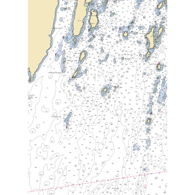 New Harbor Fisherman's Cooperative, Inc. (Chamberlain, ME) NOAA Chart  Gaming Mouse Pad