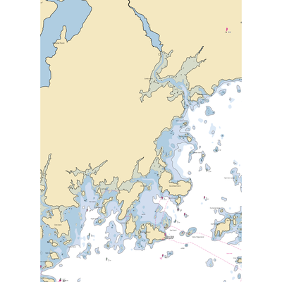 Spruce Head Marine (Spruce Head, ME) NOAA Chart  Gaming Mouse Pad