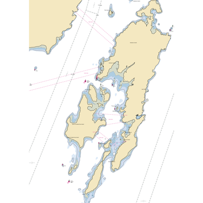 Warren Island State Park (Islesboro, ME) NOAA Chart  Gaming Mouse Pad