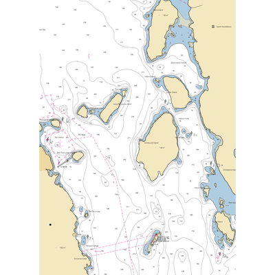 Harborside Hotel & Marina (Salsbury Cove, ME) NOAA Chart  Gaming Mouse Pad