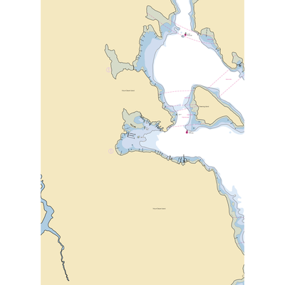 Southwest Boat Marine Services (Northeast Harbor, ME) NOAA Chart  Gaming Mouse Pad