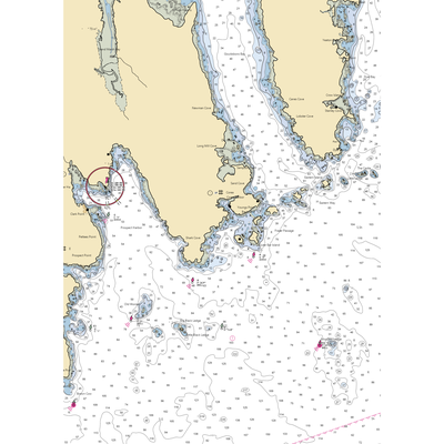 Corea Lobster Co-op (Winter Harbor, ME) NOAA Chart  Gaming Mouse Pad