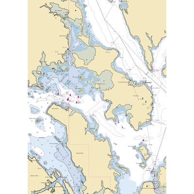 Moose Island Marine (Lubec, ME) NOAA Chart  Gaming Mouse Pad