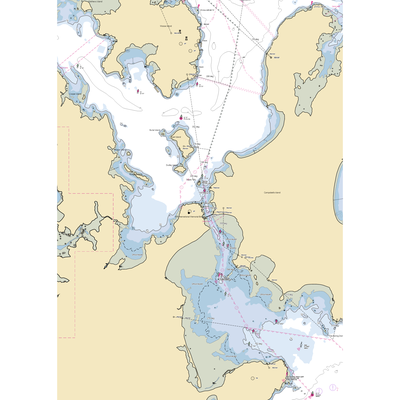 Passamaquoddy Bay Yacht Club (Lubec, ME) NOAA Chart  Gaming Mouse Pad