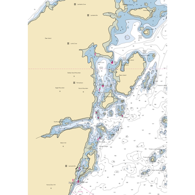 Richardson Wharf (Lubec, ME) NOAA Chart  Gaming Mouse Pad