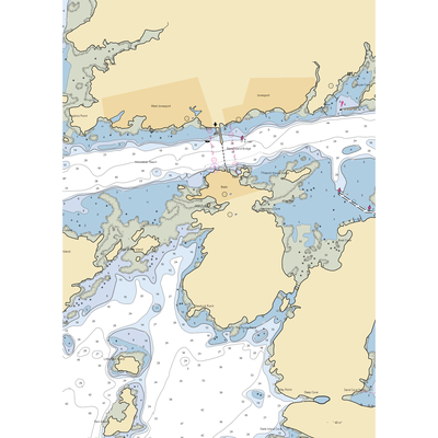 Barney's Cove Lobster Company (Machias, ME) NOAA Chart  Gaming Mouse Pad