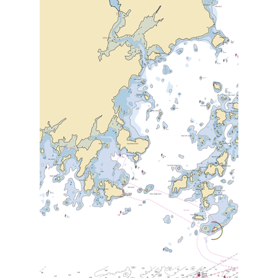  Merchants Landing Moorings (Spruce Head, ME) NOAA Chart  Gaming Mouse Pad