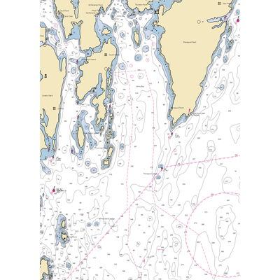 Smugglers Cove Inn (East Boothbay, ME) NOAA Chart  Gaming Mouse Pad