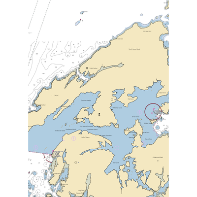 Thayer's Y-knot Boat Yard (North Haven, ME) NOAA Chart  Gaming Mouse Pad