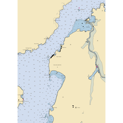 The Boat Club at Basin Harbor (Willsboro, NY) NOAA Chart  Gaming Mouse Pad