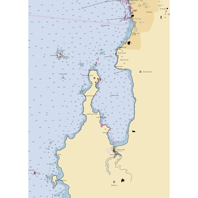 Aske Marina (Winooski, VT) NOAA Chart  Gaming Mouse Pad