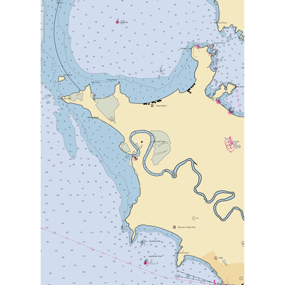 Mayes Landing (Winooski, VT) NOAA Chart  Gaming Mouse Pad