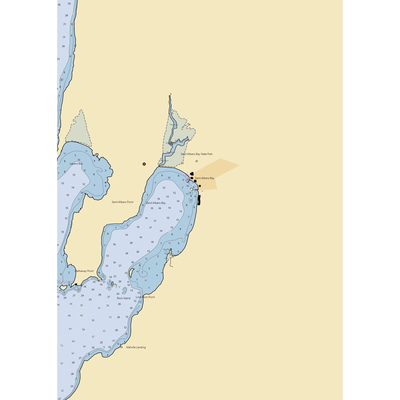 St. Albans Bay Marina (North Hero, VT) NOAA Chart  Gaming Mouse Pad