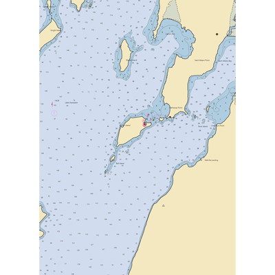 Burton Island State Park Marina (North Hero, VT) NOAA Chart  Gaming Mouse Pad