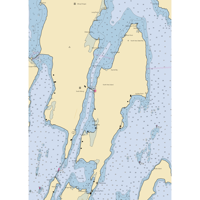 New England Power Boats (North Hero, VT) NOAA Chart  Gaming Mouse Pad