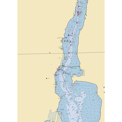 Lighthouse Marina on Lake Champlain (Alburg, VT) NOAA Chart  Gaming Mouse Pad