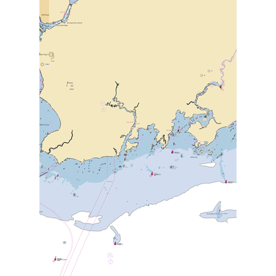 Connecticut Marina (East Haven, CT) NOAA Chart  Gaming Mouse Pad