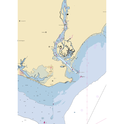 Knapps Landing (Botsford, CT) NOAA Chart  Gaming Mouse Pad