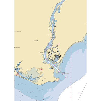 Safe Harbor Stratford (Stratford, CT) NOAA Chart  Gaming Mouse Pad