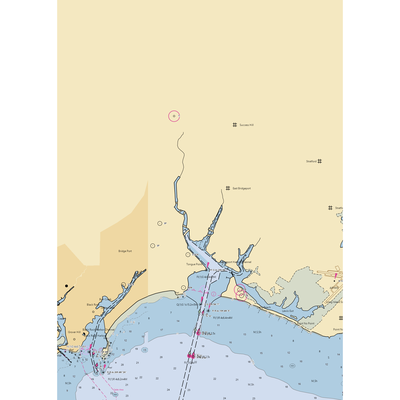 Ryan's Marine Services (Bridgeport, CT) NOAA Chart  Gaming Mouse Pad