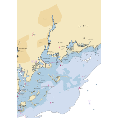 Compo Yacht Basin (Westport, CT) NOAA Chart  Gaming Mouse Pad