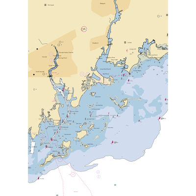 Sprite Island Yacht Club (Norwalk, CT) NOAA Chart  Gaming Mouse Pad