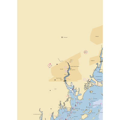 Norwalk Boat Club (Norwalk, CT) NOAA Chart  Gaming Mouse Pad