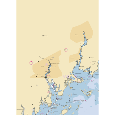 United Marine Company (Norwalk, CT) NOAA Chart  Gaming Mouse Pad